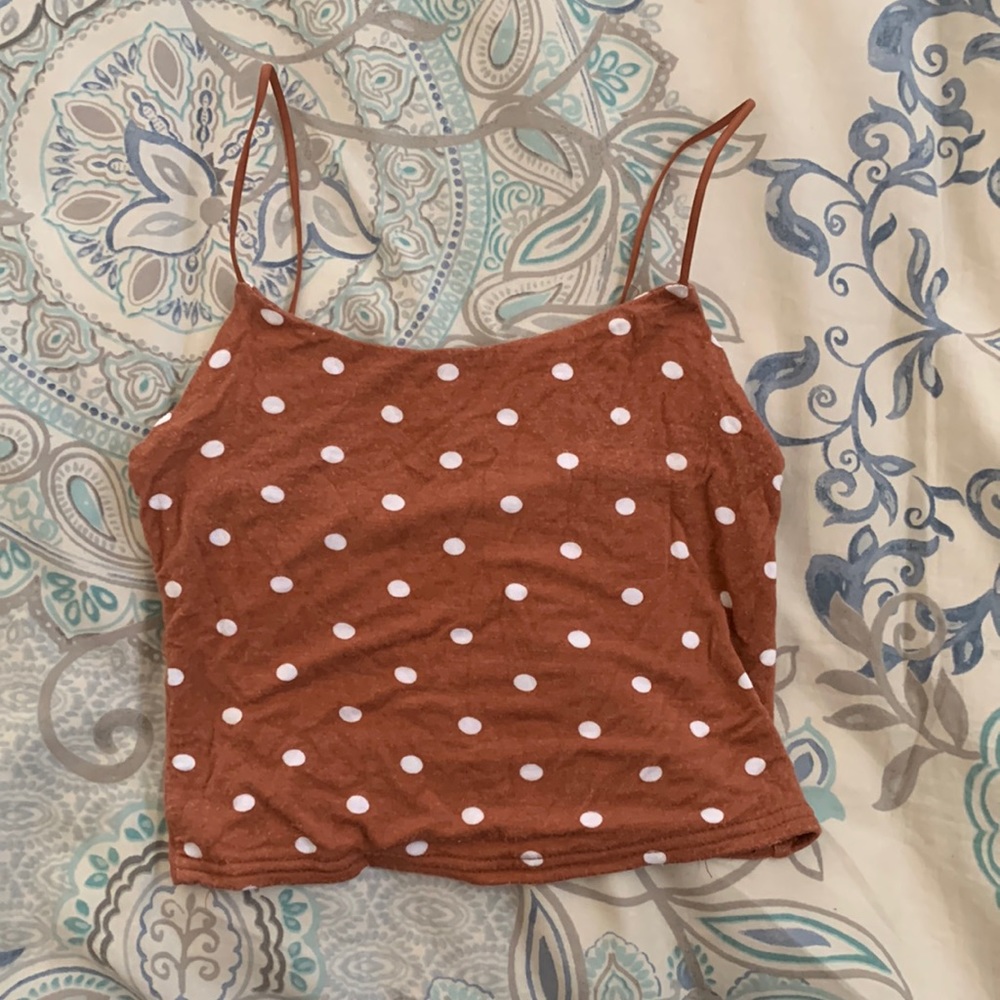 Polka dot cami tank. Size xs